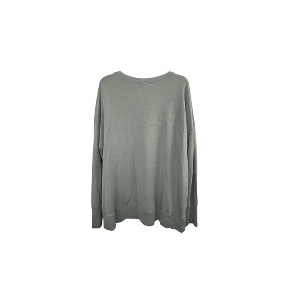 Athleta Gray Long Sleeve Modal Blend Sweatshirt XL - Picture 6 of 6